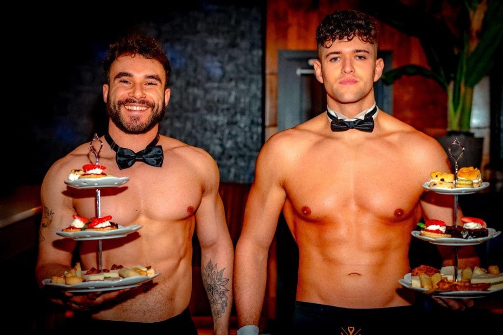 Hen do in Bristol with a butler in the buff from Butler Direct