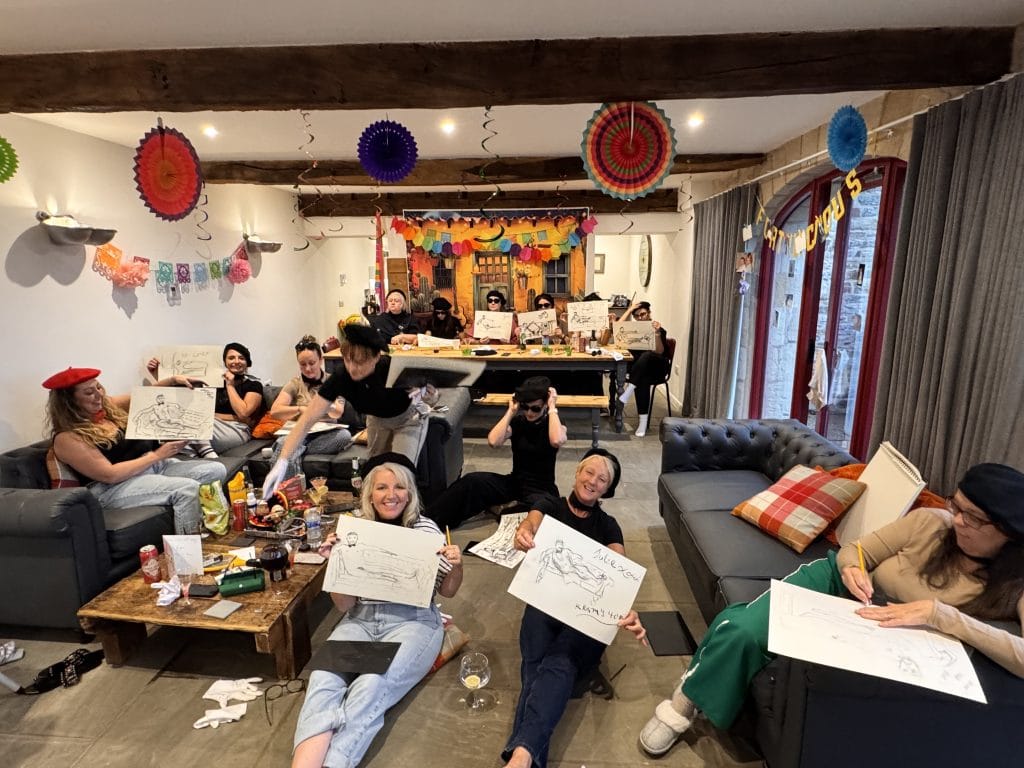 Hen do in Anglesey with a butler in the buff from Butler Direct